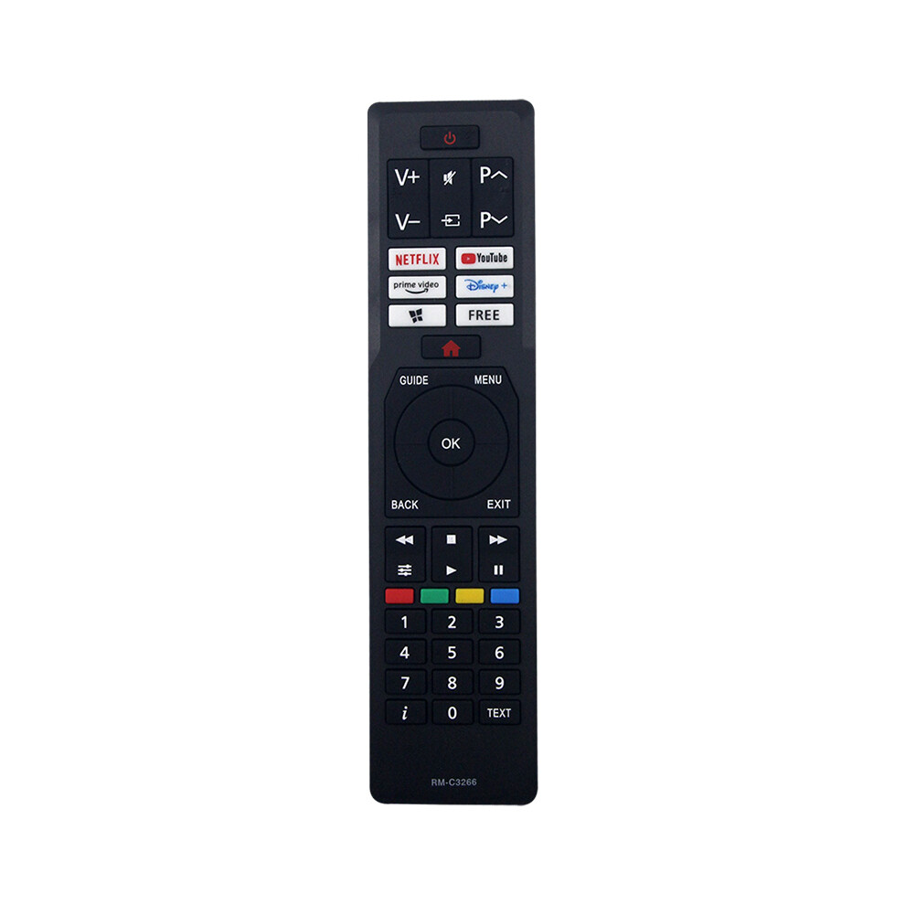 (As Shown) Rm-C3266 For Jvc Television Handheld Remote Controller Ergonomic Replacement Infrared Remote 6914280291178