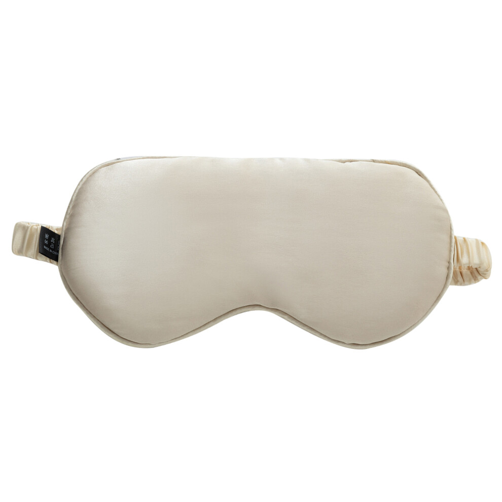 (Camel) 16 Momme Sleep Nap Mulberry Silk Eye Mask Elastic Headband Soft Eye Cover Eyeshade