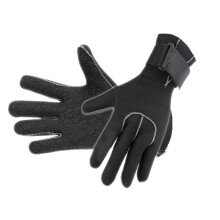 3MM Black Neoprene Diving Gloves for Scuba, Snorkeling, Kayaking, Surfing - Size XL (Length 27cm), Warmth & Scratch Resistance