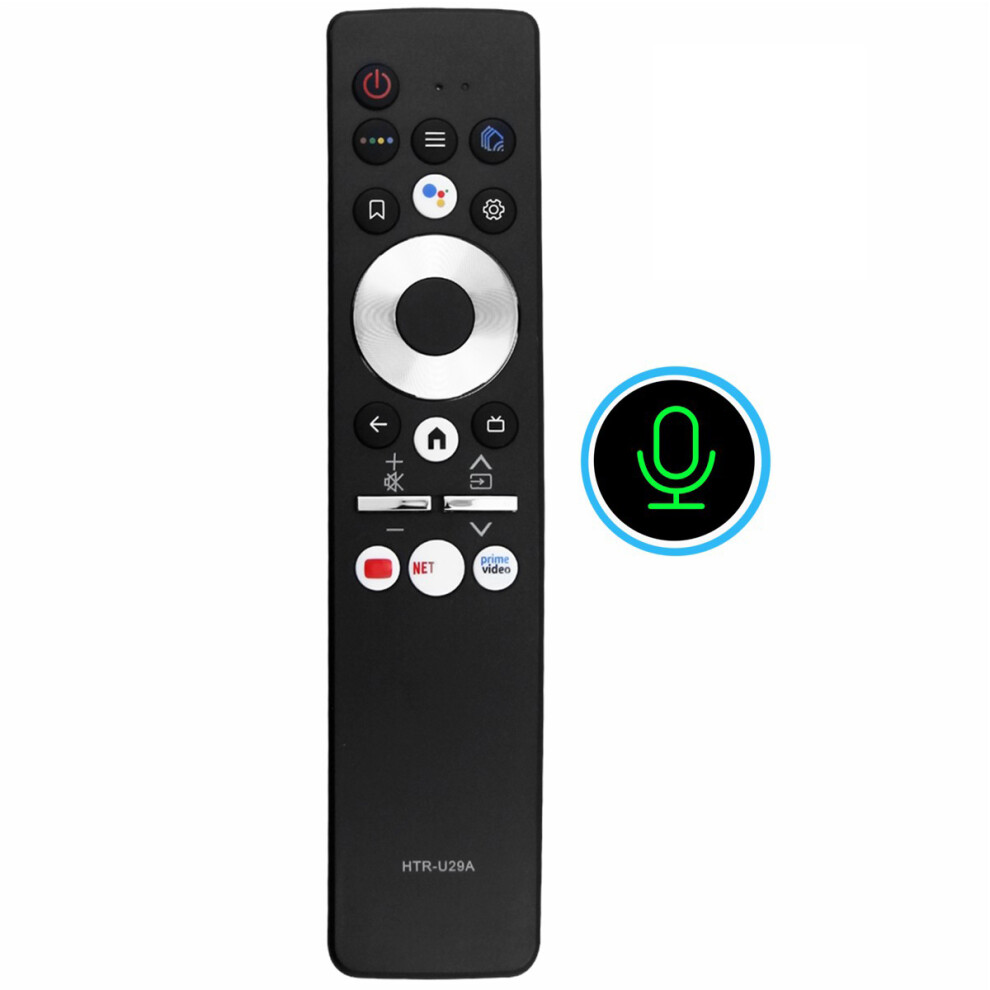 (As Shown) Htr-U29a For Haier Tv Voice Control Replacement Remote Ergonomic Handheld Remote Control 6914280701240
