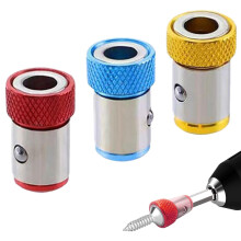 Magnetic Screwdriver Bit Holder with Enhanced Grip, Strong Magnetizer Ring for Electric Drills
