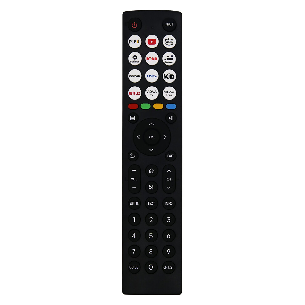 (As Shown) En2j36h For Hisense Tv Remote Control 1-10M Range Ergonomic Infrared Controller Replacement 6914288411417