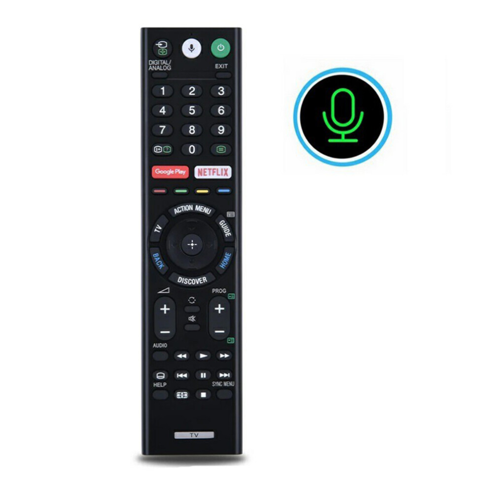 (As Shown) Rmf-Tx200p For Sony Tv Voice Control Infrared Remote Replacement 10M Range Ergonomic Controller 6914284885847