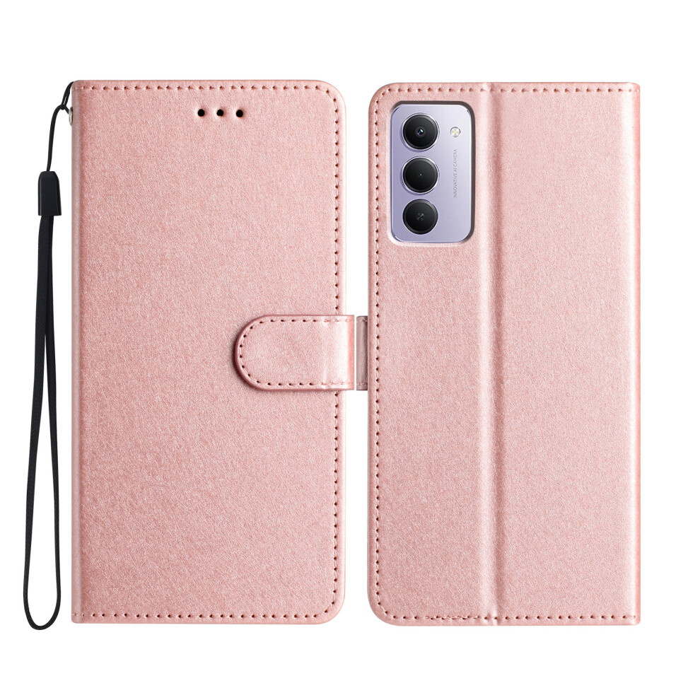 (Rose ) For Xiaomi Redmi 15 5G (Global) (169Mm) Wallet Case Leather Folio Phone Cover Magnetic Clasp Gold 6914284862824