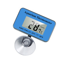 Aquarium Thermometer Digital Display Accurate Water Temperature Dual Celsius Fahrenheit Suction Cup
