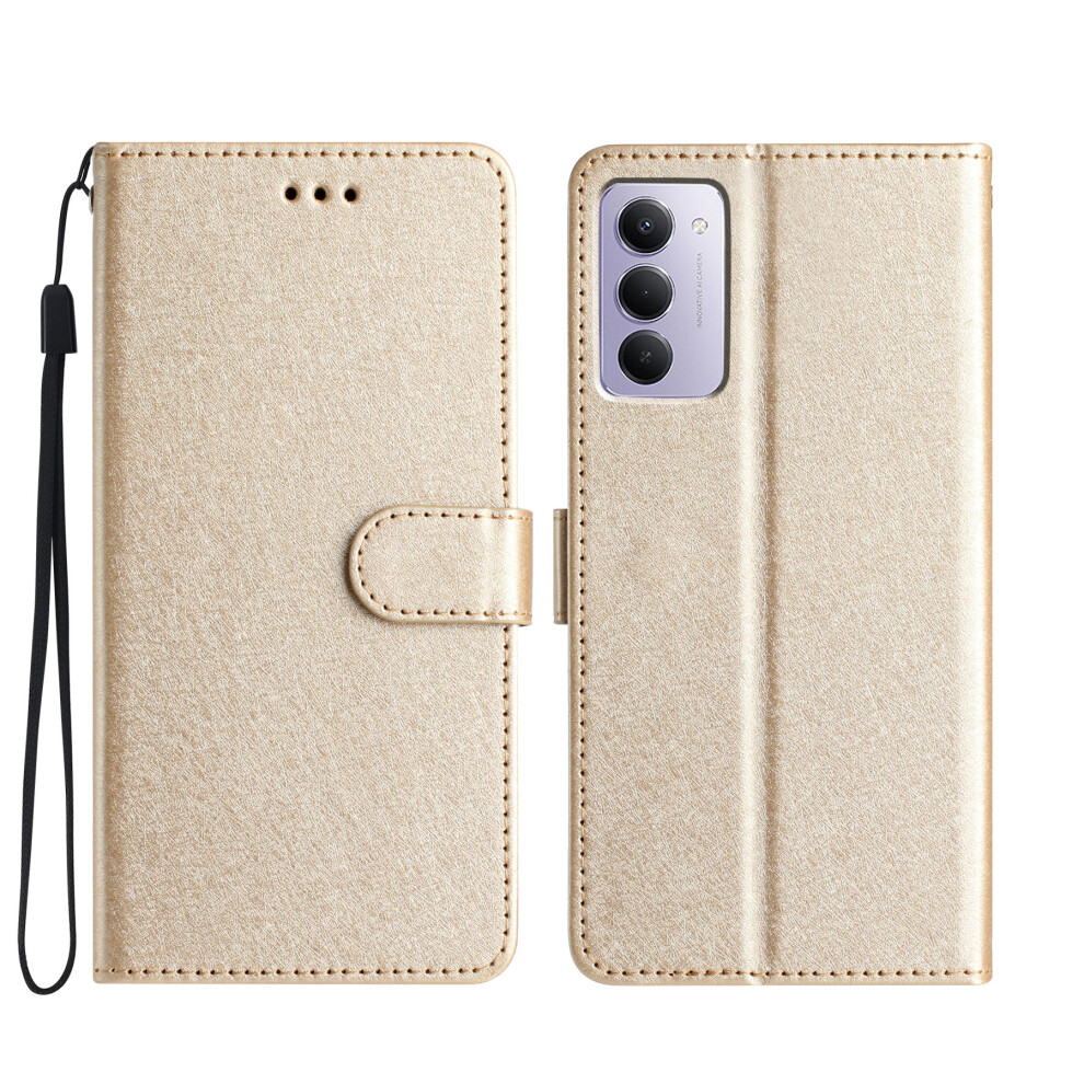 (Gold) For Xiaomi Redmi 15 5G (Global) (169Mm) Wallet Case Leather Folio Phone Cover Magnetic Clasp Gold 6914281805893