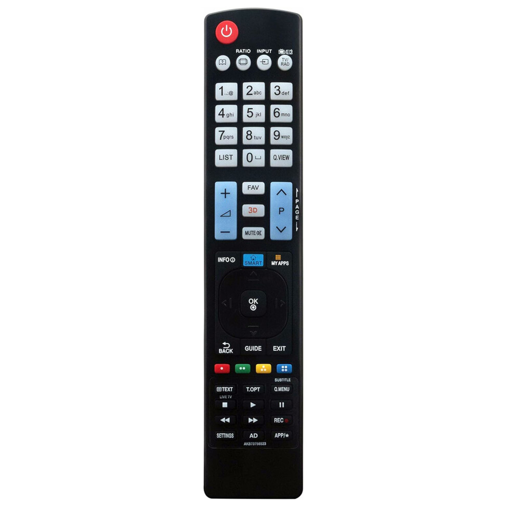 (As Shown) Akb73756523 For Lg Tv Remote Control Infrared Wireless Replacement Ergonomic Controller 6914287727892