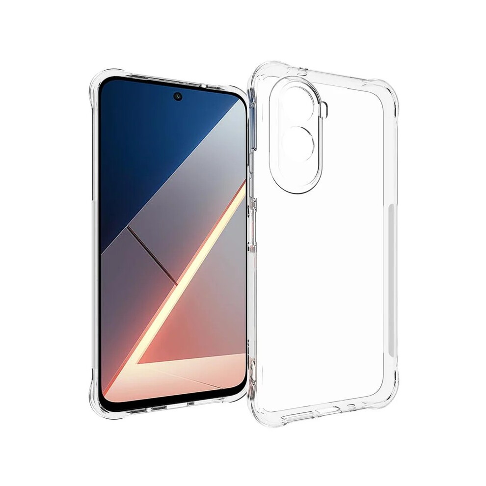 (Transparent) For Xiaomi Poco M7 Plus 5G / M7 4G (169Mm) Clear Tpu Case Wanlonfeng Tm Series 2.0Mm Phone Back Cover 6914281271865
