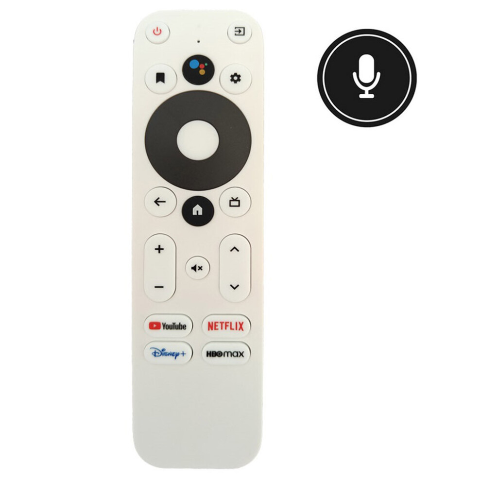 (As Shown) For Onn Android Tv 4K Uhd Box Voice Remote Control Replacement 10M Range Easy Operation 6914285689369