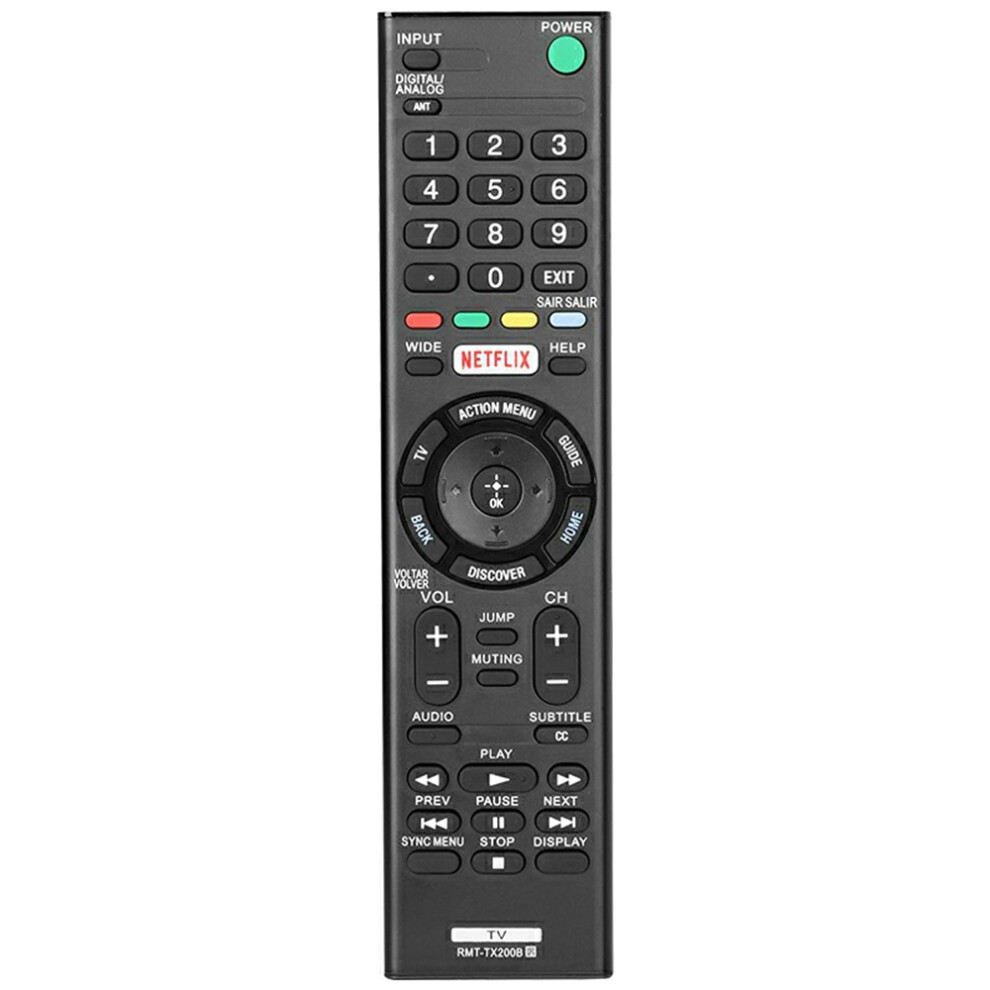 (As Shown) Rmt-Tx200b For Sony Tv Remote Control Battery Powered Infrared Replacement Handheld Controller 6914280672854