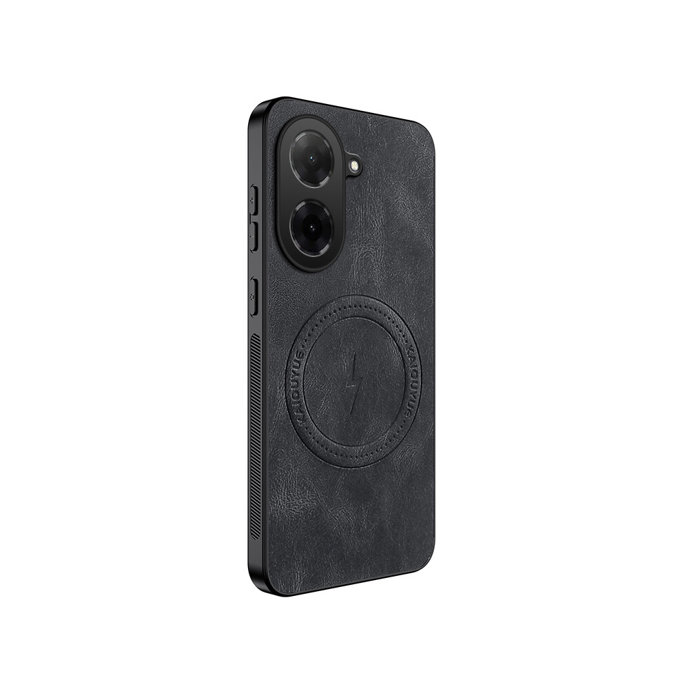 (Black) For Xiaomi Redmi A5 4G (171.7Mm) Magnetic Case Wanlonfeng Sd1 Series Nappa Texture Pc Tpu Phone Cover Black 6914289149777
