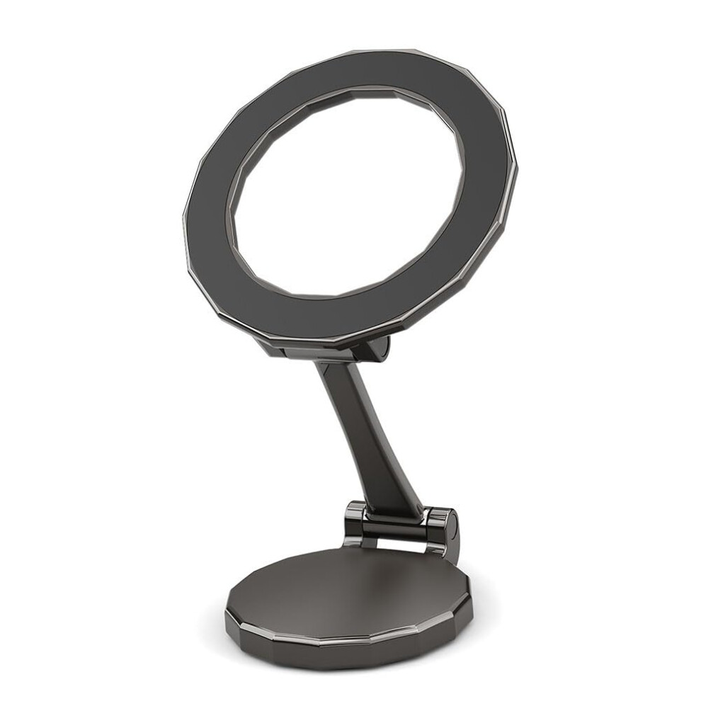 Magnetic Car Phone Holder With Foldable Design Adjustable Height And Strong Dashboard Grip 9365049267694