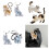 Pet Furs Keyring Shatterproof Plastic-Golden Gradient Main 3