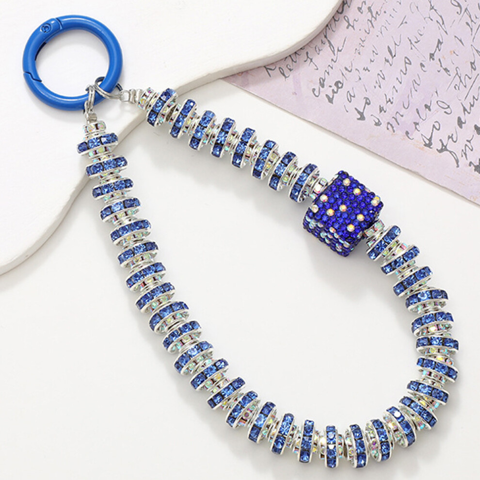 (K2439) Rhinestone Decor Phone Charm Lanyard Stylish Anti-Lost Cell Phone Case Strap 6914283176779