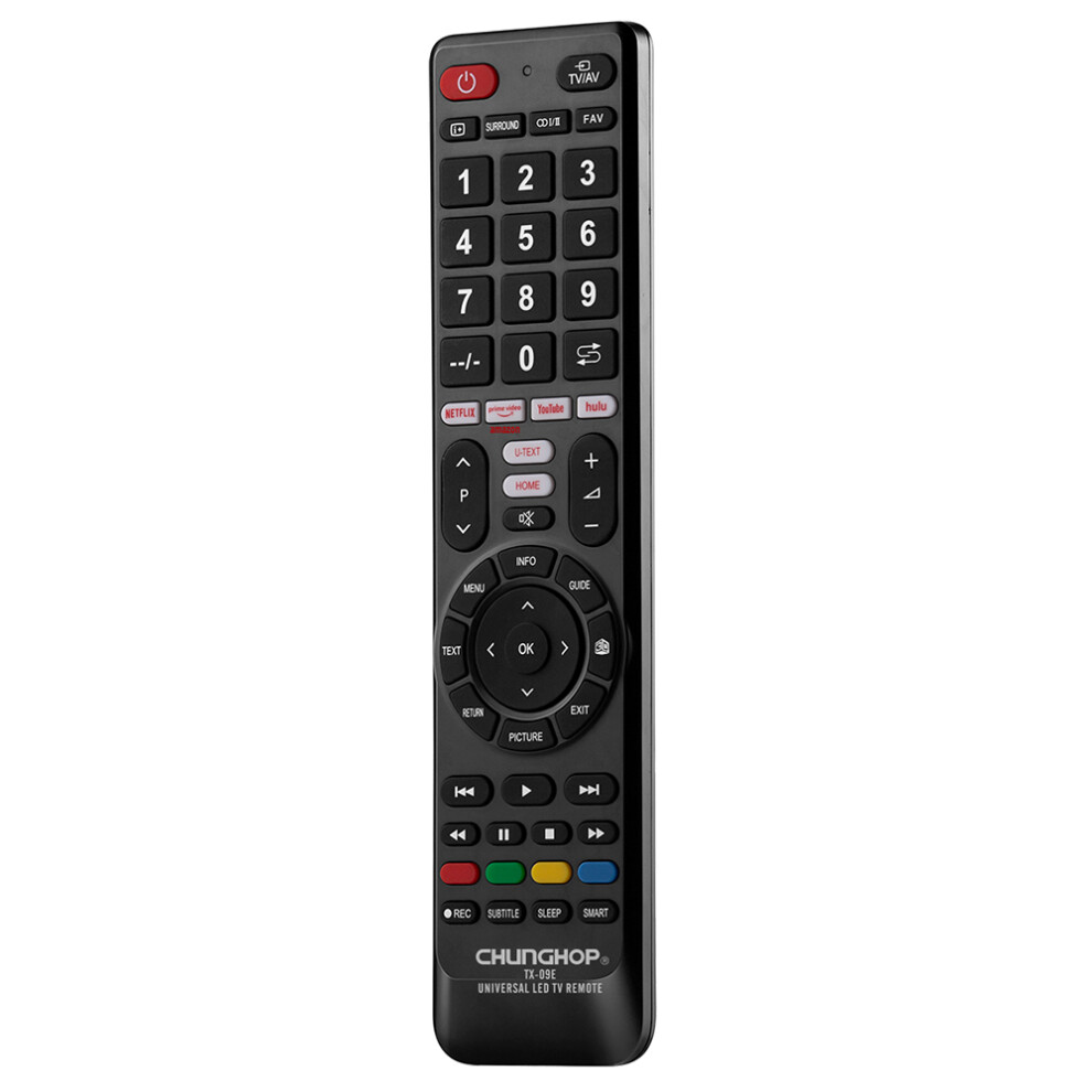 (As Shown) Tx-09E Universal Tv Remote Control 1-8M Transmission Replacement Television Controller 6914287334342