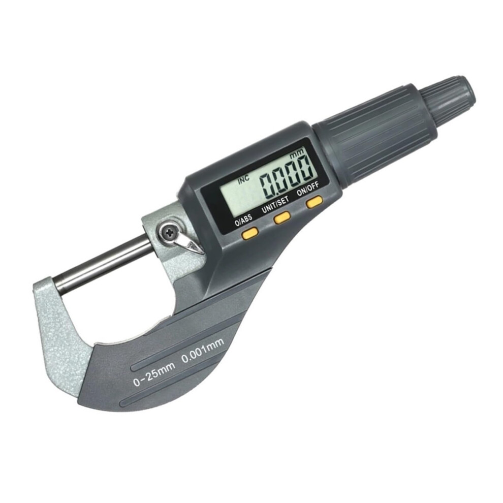 Digital Micrometer 025Mm Precision Measurement Electronic Outside Micrometer With Lcd Display 9365049268646