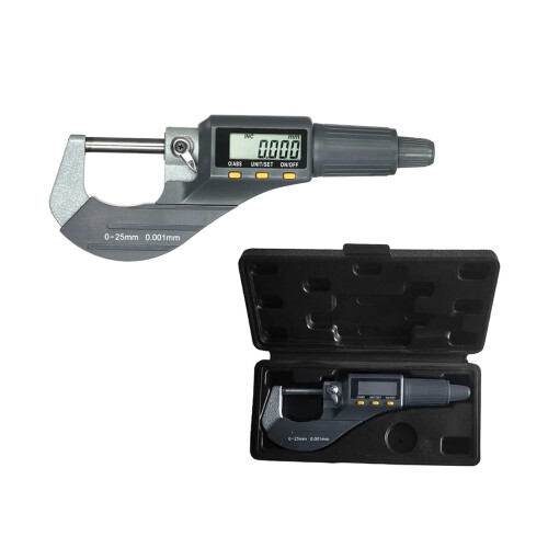 Digital Micrometer 025mm Precision Measurement Electronic Outside Micrometer with LCD Display 2