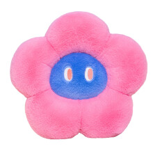 Coussins en peluche à grands yeux, coussin de sol,-Rose 60cm
