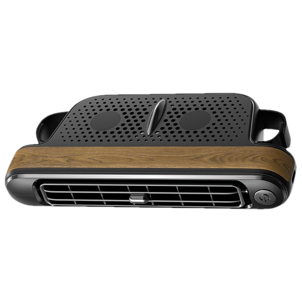 Car Seat Fan With Powerful Twin Motors, 3Speed Airflow, Adjustable Headrest Clamp, Wood Colour 9365049268523