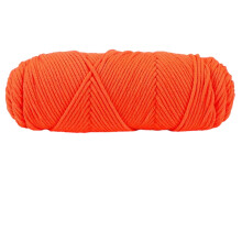 Laines tricotées à la main, fil de Crochet, fil-45 rouge orangé