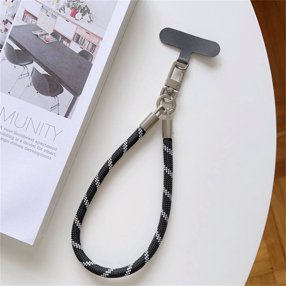 (Style 3) Copper Buckle Phone Lanyard 26Cm Phone Wristlet Anti Theft Strap With Tether Tab 6914286075741