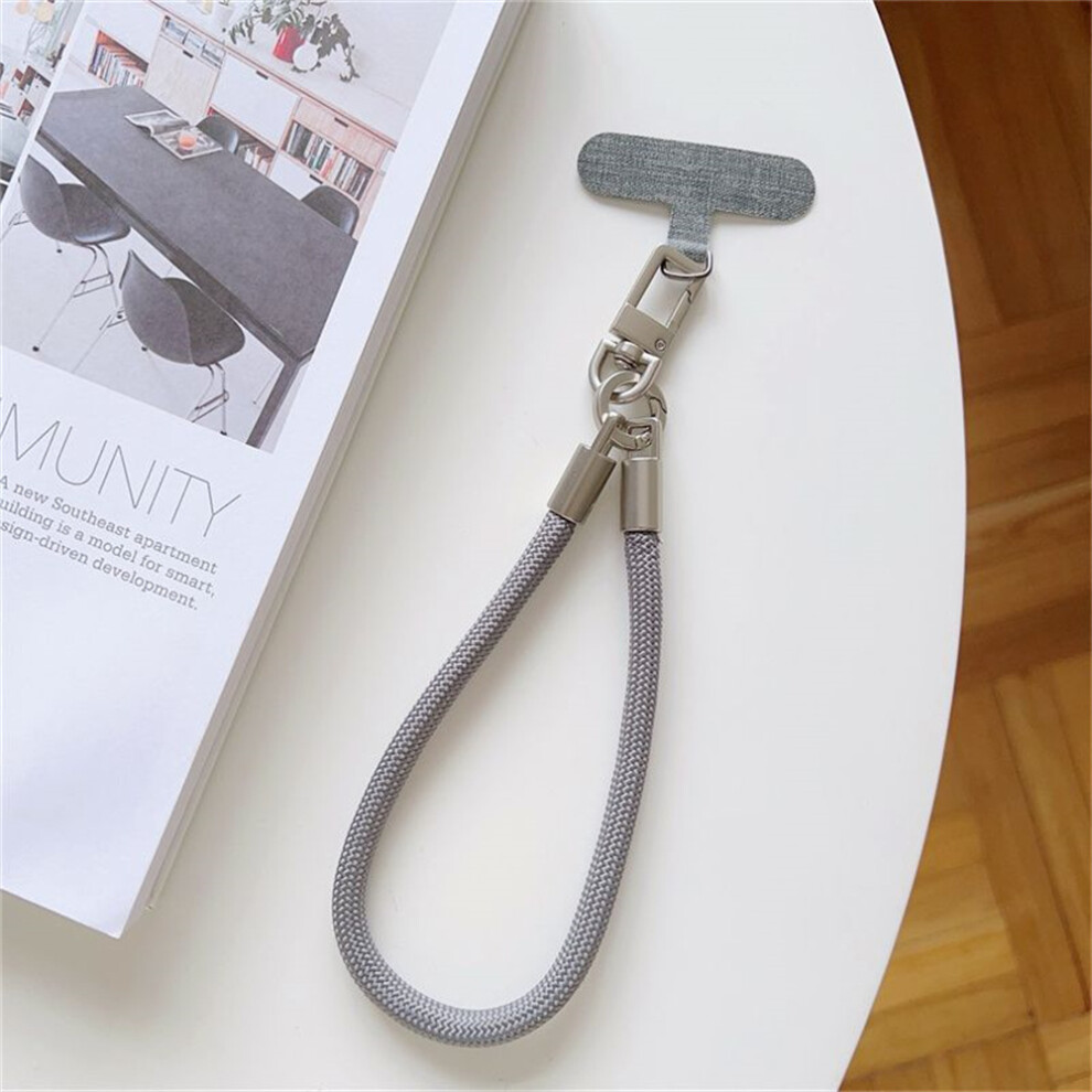 (Style 5) Copper Buckle Phone Lanyard 26Cm Phone Wristlet Anti Theft Strap With Tether Tab 6914289663792