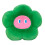Coussin de siège en forme de fleur, grands yeux,-Vert 60cm 1