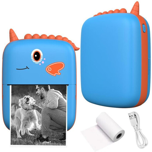 Portable Thermal Printer Bluetooth Wireless Inkless Mini Pocket Photo Labels Notes for iOS Android 1