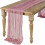 Pleated Polyester Table Runner Table Banner-dark camel 1 6