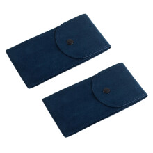 Watch Pouch With Scratch Lining Lightweight Portable-Blue