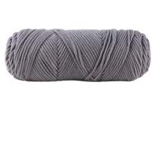 Fil de coton au lait doux et confortable, tricot au-18 gris lin