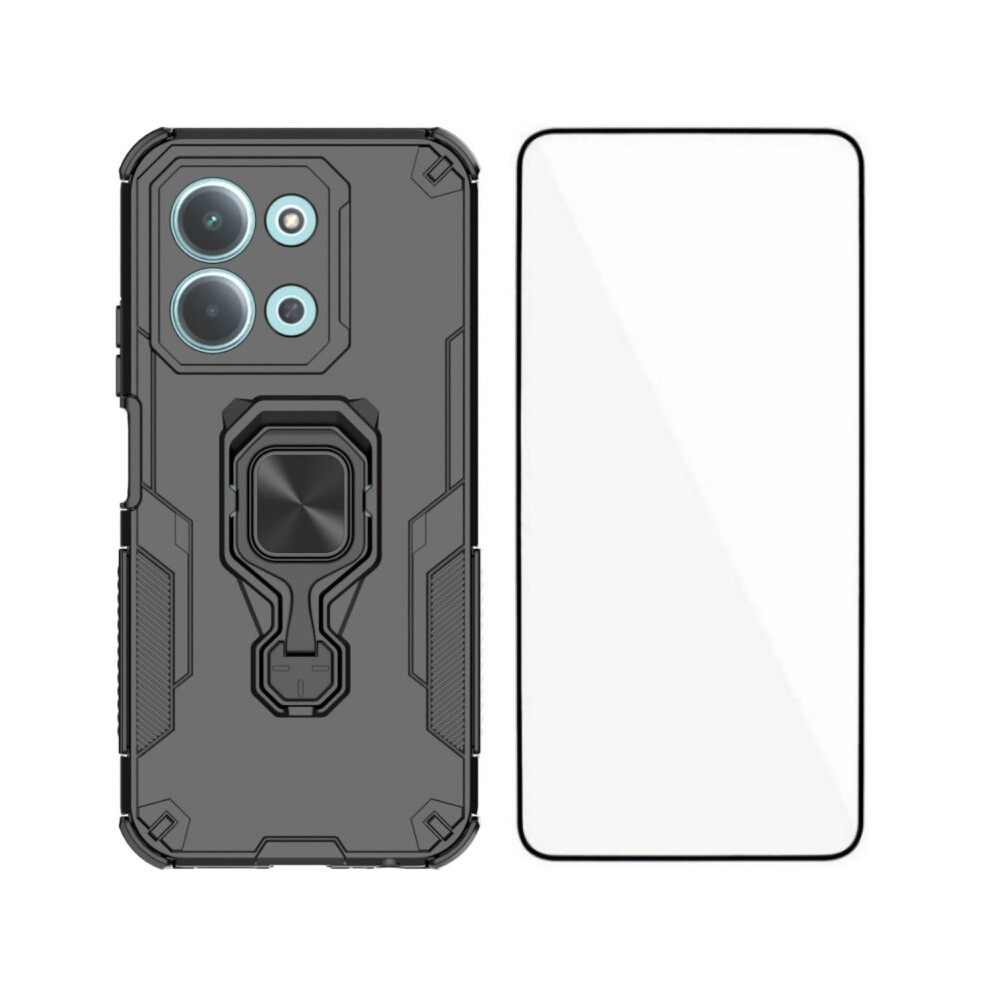 (Black) For Xiaomi Redmi 15C 4G (Eu) (173Mm) / Xiaomi Redmi 15C 5G (Eu) (173Mm) Phone Case Wanlonfeng Pc Tpu Back Cover Kickstand With Te Black 6914285010583