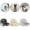 Shower Hand Held Holder Adjustable Suction Cup, Universal Mounting Bracket, No Drilling Wall Mount, Silver 3