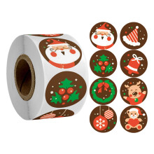 Delícias de Natal: 500 adesivos decorativos natalinos (sem doces) para lembrancinhas, decoração de festas e para selar presentes.