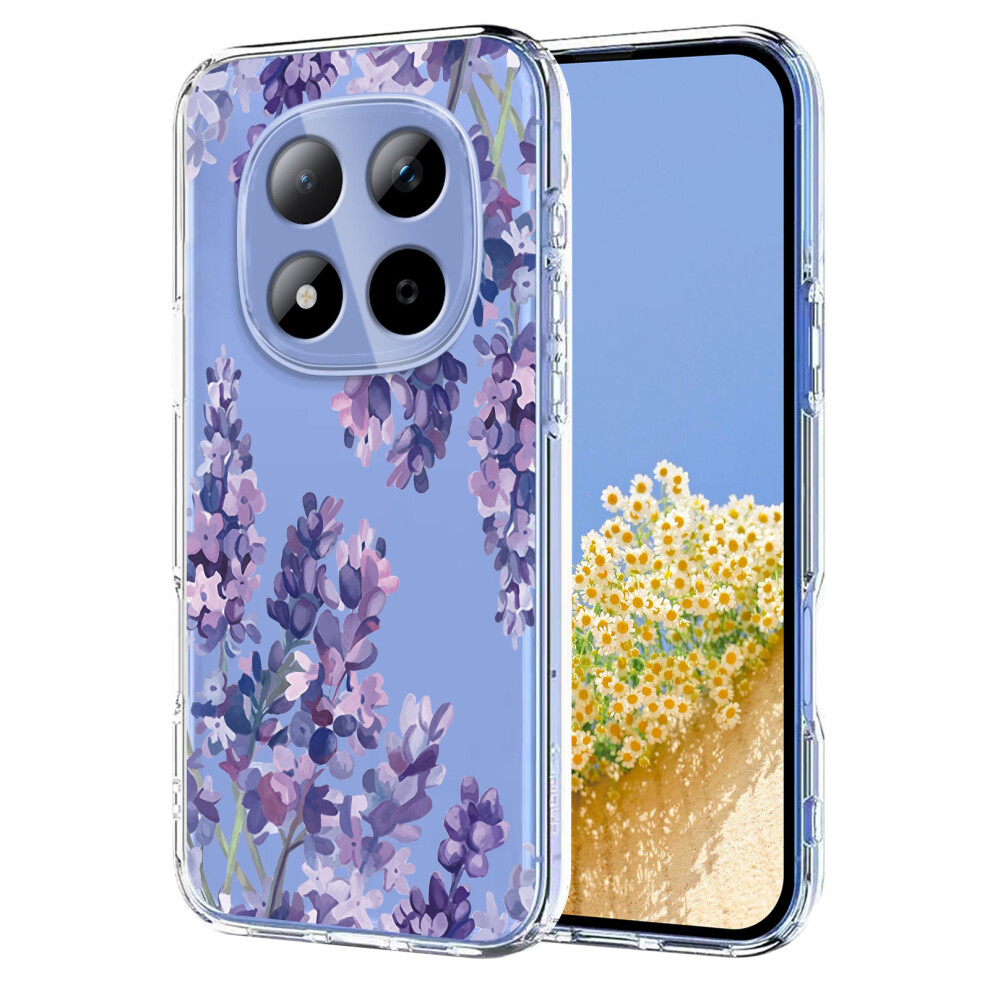 (Wisteria) For Xiaomi Redmi Note 15 Pro 5G Case Butterfly Floral Pattern Printing Tpu Phone Back Cover Wisteria 6914283410538