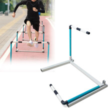 Hurdle Set for Agility Training, Adjustable Height (5 Levels), 180 Rotating, Foldable Sports Fitness Equipment for Football