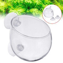 Arte em vidro cristal para aquário, vaso permeável para plantas vivas com fundo aberto que promove a circulação de água, otimizando a absorção