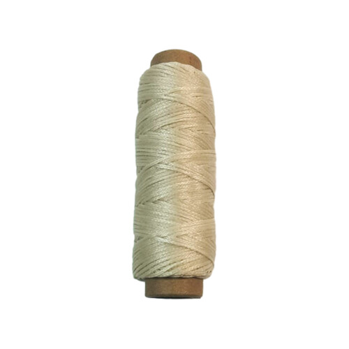 0.8mm Thickness Leather Waxed Thread Cord for DIY-off white