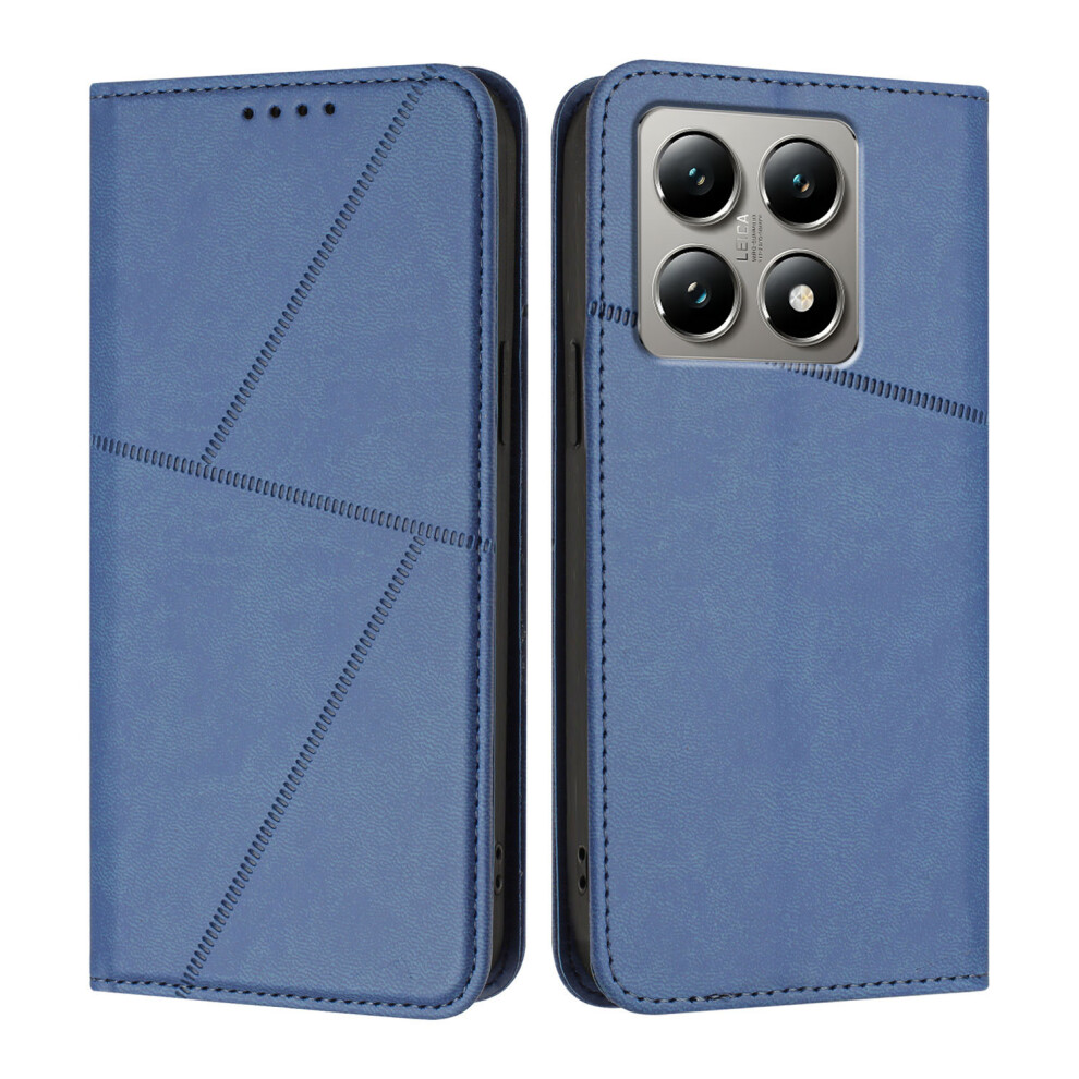 (Royal ) For Xiaomi 15T Wallet Case Magnetic Closure Leather Flip Phone Cover With Stand Blue 6914283236503