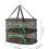 Folding Fish Mesh Net - Space-Saving Hook Rota Two Floors, Durable Plain CE Design for Long-Term Use 4