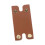 Razor Blade Protective Cover PU Leather Case with AntiScratch Felt Lining and Secure Closure, Brown 1