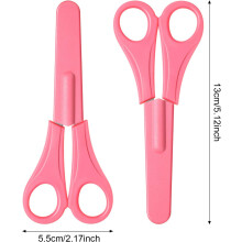 Precision Craft Scissors, Left Handed Scissors For Kids With Rounded Tips, Stainless Steel Blade Ensuring Versatile Cutting For Arts And Crafts