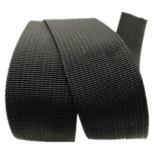 Nylon Webbing Strap 25mm 20Yards Black and White, Polypropylene Upholstery Webbing 1 Inch, Durable Heavy Duty Strap