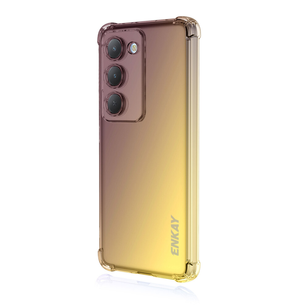 (Purple / Gold) For Xiaomi Redmi 15 4G (Eu) (171Mm) / Xiaomi Redmi 15 5G (Eu) (171Mm) Tpu Case Enkay Thickened Four Corner Drop-Proof Phone Back Gold,Purple 6914283190560