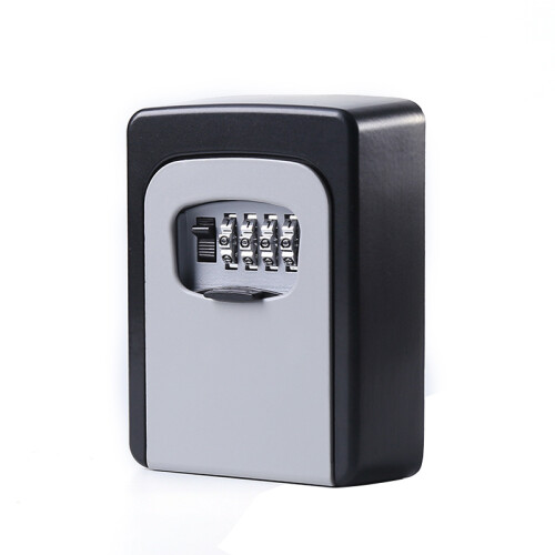 Coffre-fort à code à 4 chiffres réinitialisable, robuste et durable pour une utilisation intérieure et extérieure, solution de rangement haute
