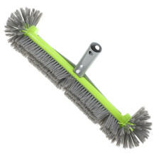 Heavy Duty Pool Cleaning Brush with Edge Design for Indoor Outdoor Swimming Pool Walls