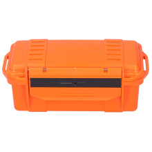 Aanpasbare waterdichte opbergcontainers met binnenvoering, milieuvriendelijk, klein formaat, oranje, met slagvast ABS-plastic.