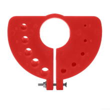 Drill Bit Sharpener for Angle Grinder with Adjustable Angle, MultiSize Compatibility, Red