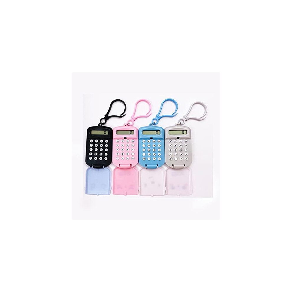 Portable Calculator, Mini Electronic Calculator Keychain With 8 Digits Display For Quick Calculations, Everyday Use Keyring Calculator For Home Office 9486358043240