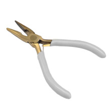 Jewelry Pliers Needle Nose for Precise Crafting and with Ergonomic Rubber Grip Stainless Steel